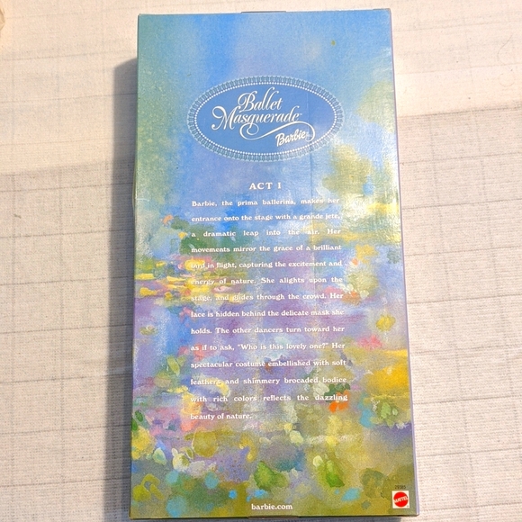 Mattel 2000 Barbie Doll Ballet Masquerade New in Box - Picture 5 of 7